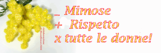 GIF 8 Marzo - meno minose piu rispetto per tutte le donne - Festa della Donna 