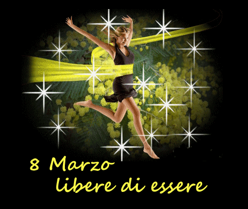 GIF 8 Marzo - Libere di essere - Festa della Donna 