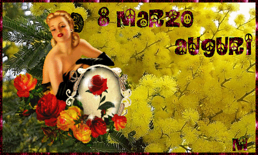 GIF 8 Marzo - Auguri a tutte le Donne - Festa della Donna 