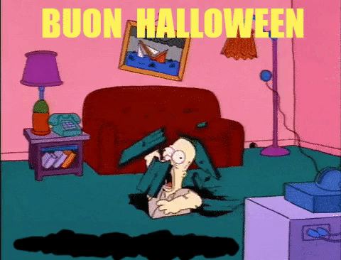 Nuova GIF halloween Simpson