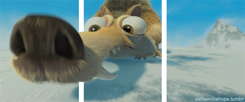 GIF 3D - Scrat - L'era glaciale 
