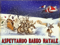 Gif Aspettando Babbo Natale - Auguri di Buona Vigilia di Natale - 24 Dicembre