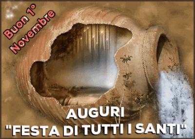 GIF Auguri "Festa Tutti i Santi"