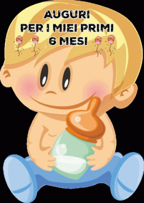GIF Bimbo Compie 6 Mesi