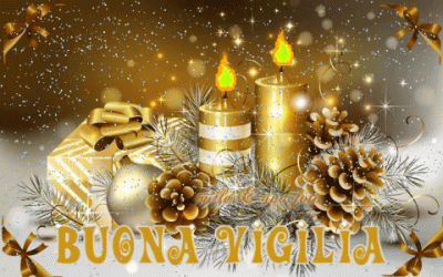 Gif Auguri di Buona Vigilia di Natale per il 24 Dicembre