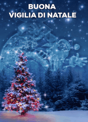 Gif Auguri di Buona Vigilia di Natale per il 24 Dicembre