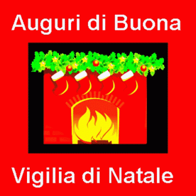 GIF buona vigilia di Natale
