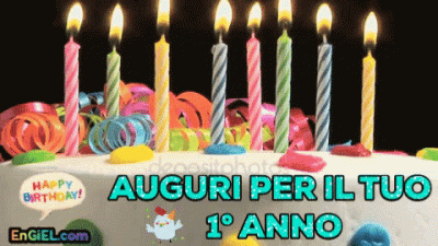 GIF Buon Compleanno 1 Anno