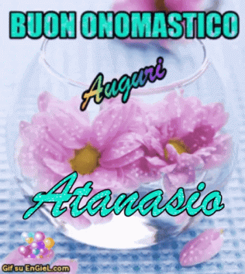 GIF buon onomastico Atanasio