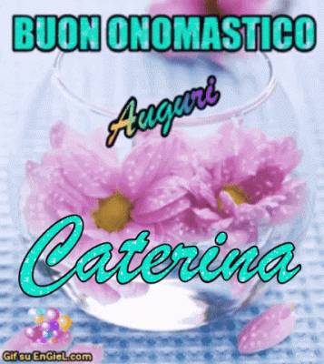 GIF buon onomastico Caterina