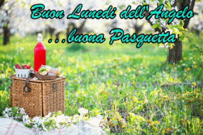GIF Buon Lunedi dell'Angelo e Buona Pasquetta