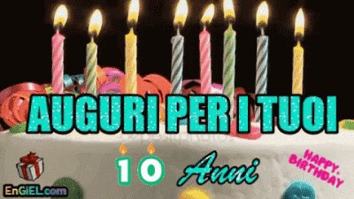 gif buon compleanno 10 anni