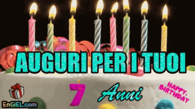 gif buon compleanno 7 anni