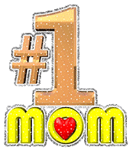 GIF #1 number Mom with heart