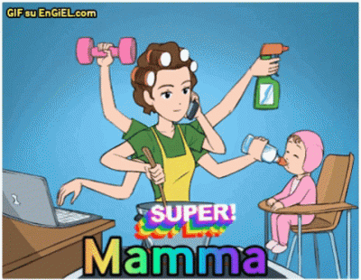 GIF Super mamma