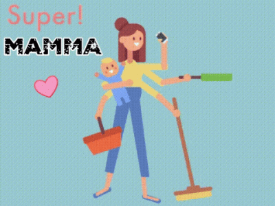 GIF Super mamma