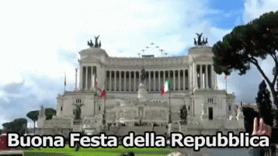 GIF buona Festa della Repubblica - 2 Giugno