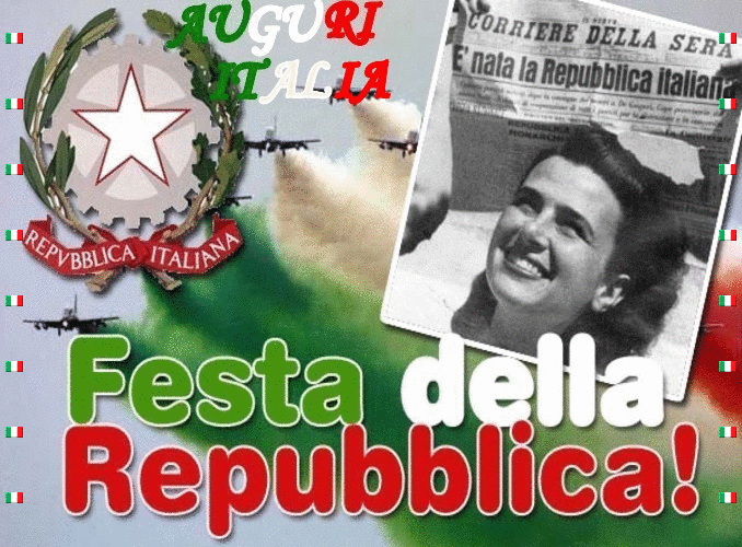 GIF Auguri Italia - Festa della Repubblica - 2 Giugno