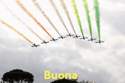 GIF buona Festa della Repubblica - 2 Giugno