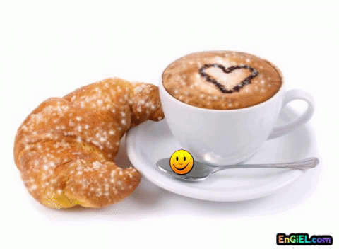 GIF Cornetto e cappuccino