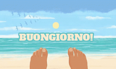 GIF buongiorno al mare