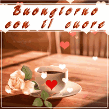 GIF buongiorno con il cuore