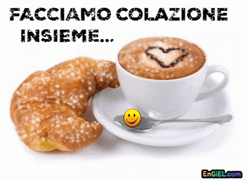 GIF facciamo colazione insieme