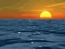 GIF mare tramonto Alba