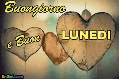 GIF Buongiorno e Buon Lunedi
