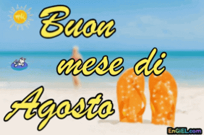 GIF Buon mese di Agosto