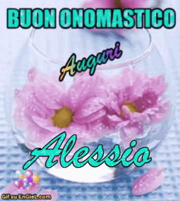 Gif buon onomastico Alessio