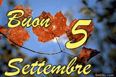 GIF Buon 5 Settembre