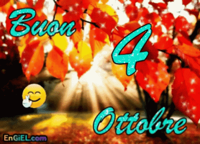 GIF Buon 4 Ottobre