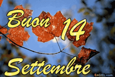 GIF Buon 14 Settembre