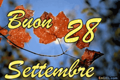 GIF Buon 28 Settembre