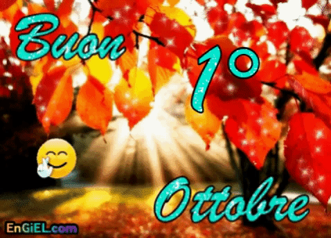 GIF Buon primo 1° Ottobre