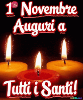 GIF Auguri "Festa di Tutti i Santi"