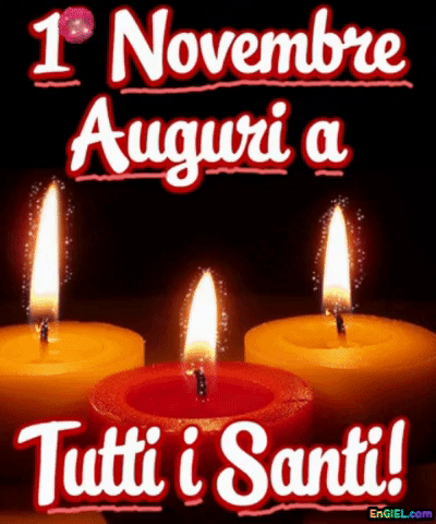 GIF Auguri "Festa di Tutti i Santi"