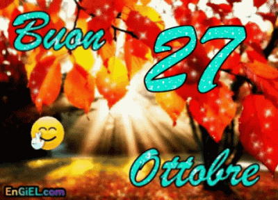 GIF Buon 27 Ottobre