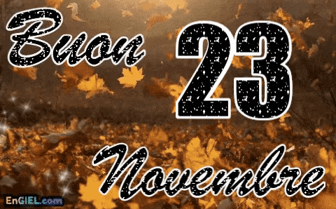 GIF Buon 23 Novembre