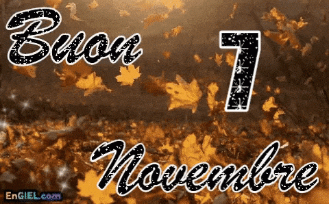 GIF Buon 7 Novembre