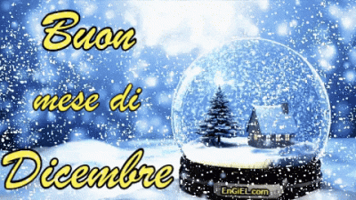 GIF Buon mese di Dicembre