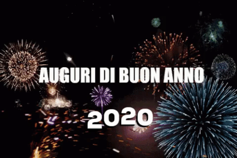 GIF Auguri Buon Anno 2020