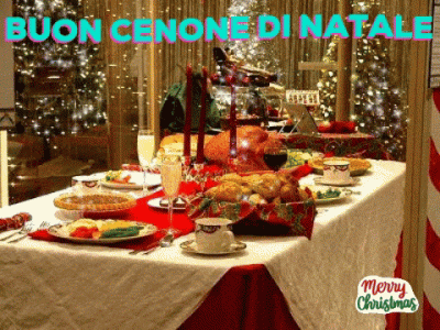 GIF Buon Cenone di Natale