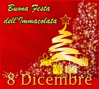 GIF Buona Festa dell'Immacolata - 8 Dicembre