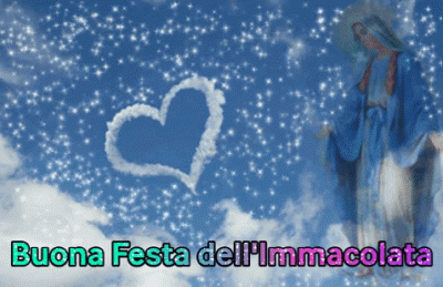 GIF Buona Festa dell'Immacolata