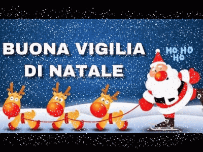 GIF Buona Vigilia di Natale