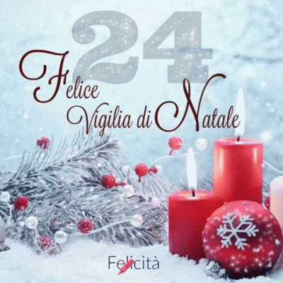 GIF Felice Vigilia di Natale