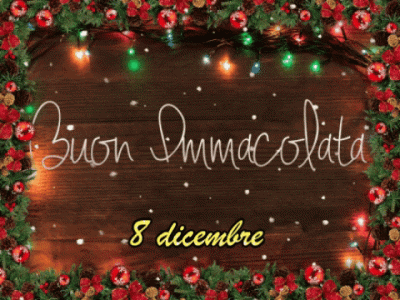 GIF Buona Festa dell'Immacolata