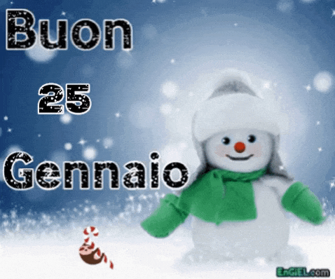GIF Buon 25 Gennaio